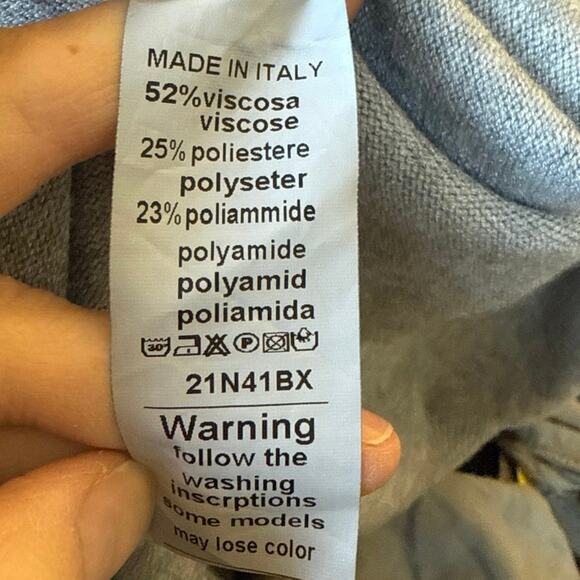 Women’s Lacomy Gray Star Viscose Oversized Italian Cardigan Sweater One Size - Picture 5 of 5